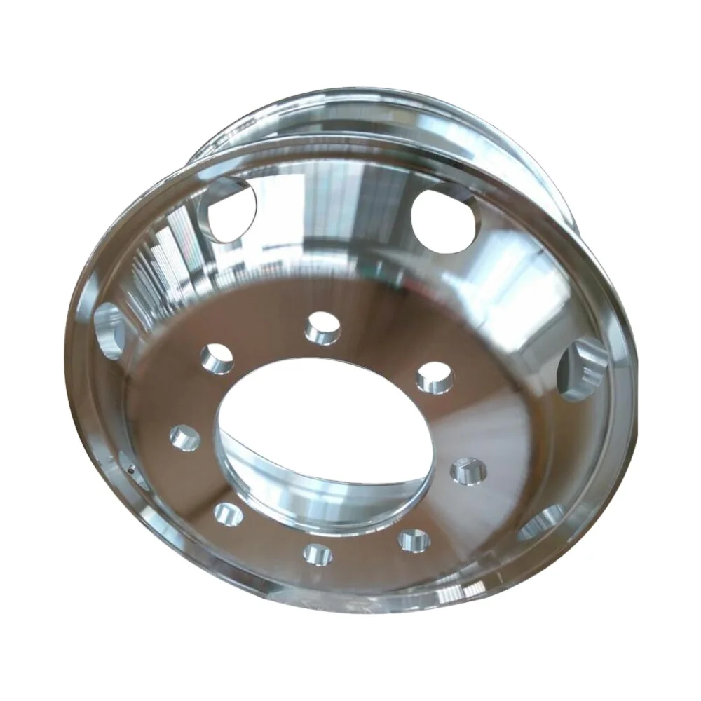 Forged aluminum wheels for heavy trucks, high quality 22.5*8.25 inch