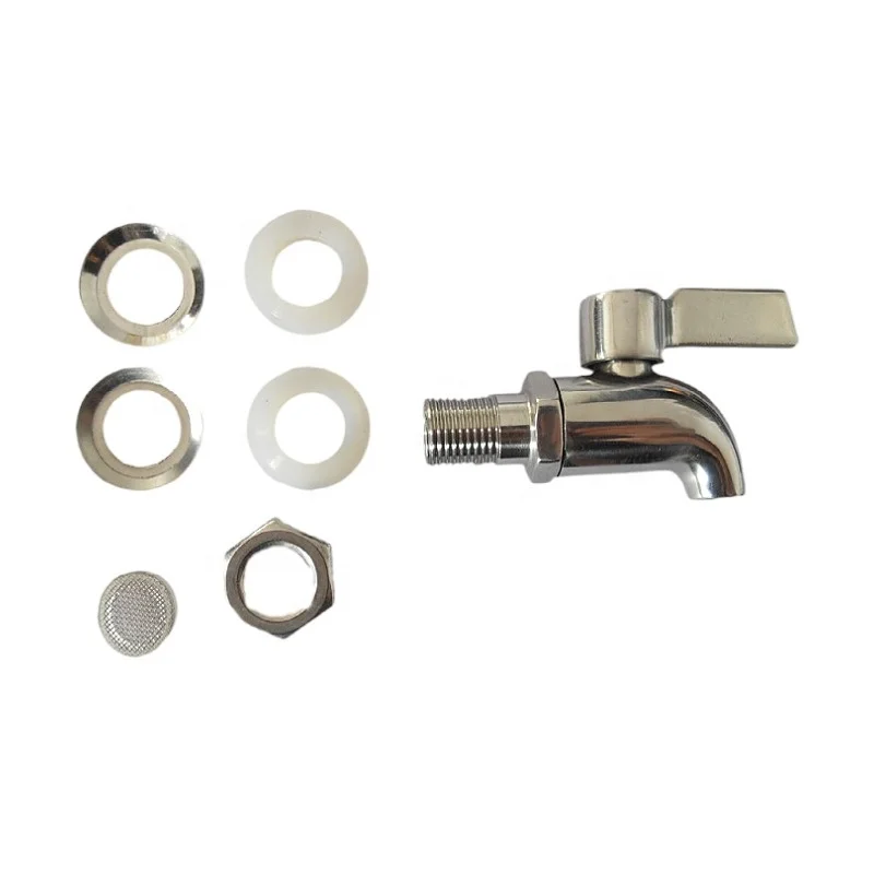 food grade ANSI 304 wine barrel faucet/tap /bibcock for home brewing