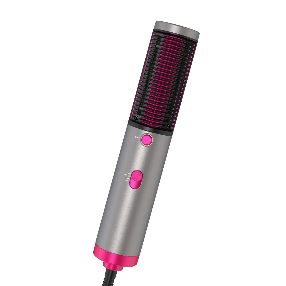 Onestep Hair Dryer And Hair Styler Ceramic Comb Curler Hair Straightener Hot Air Brush Comb