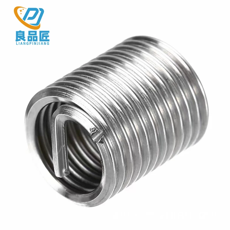 Factory Direct Sales Customized Furniture Connector For Wood Metal Coil Spring Thread Insert Smooth Surface Without Burrs