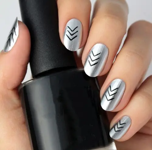 Manicure Supply Free Sample Mirror Effect Metallic Titanium Chrome Silver  Nail Art Design Painting UV Gel Polish