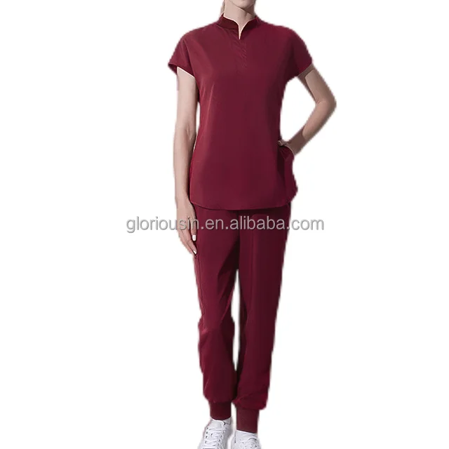 GloriousIn RTS Scrubs 2023 Theatre Houseman Veterinary Uniforms Men Grey Jackets Stretchy Nice Brand Zippers Koi