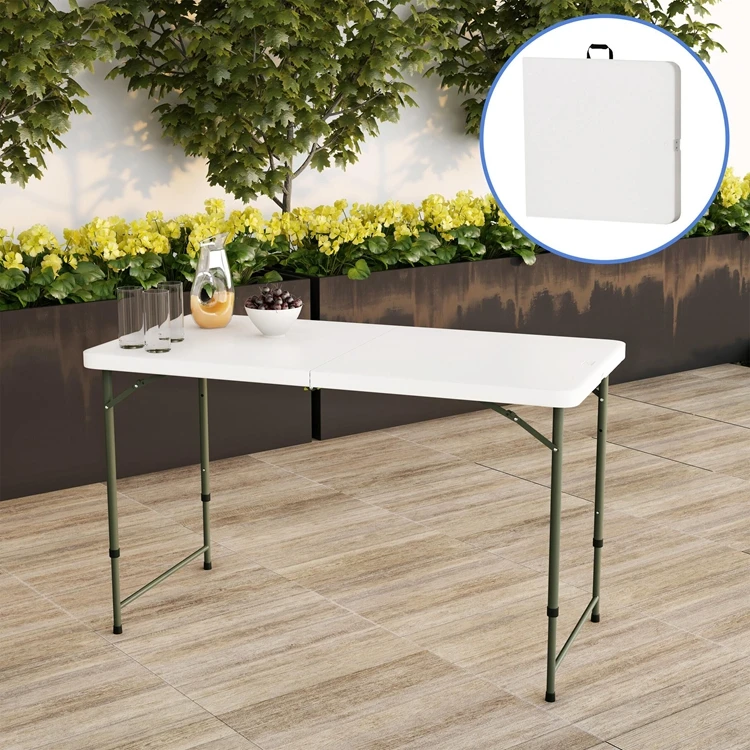 Bulk Goods China Professional Manufacturer White Plastic Folding Picnic Table For Parties