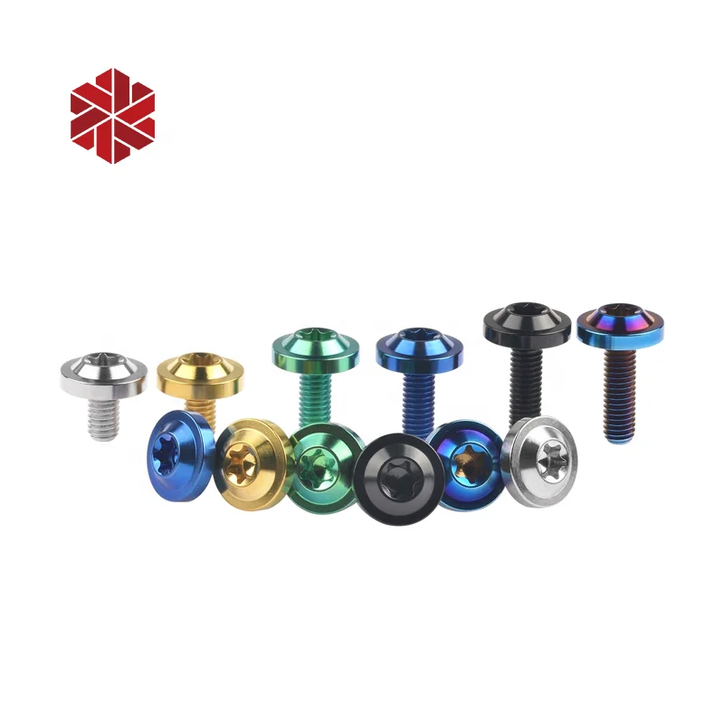 Titanium Bolt M5x8 10 12 15 18 20 25 30 35 40 45 50mm Gr5 Titanium Screw Ti Bolt For Bike Motorcycle