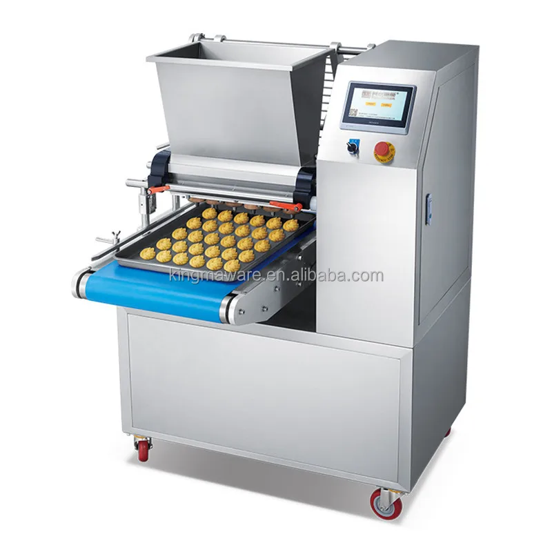 Fully Automatic Corn Biscuit Cookies Snacks Making Machine With Different Mould Styles