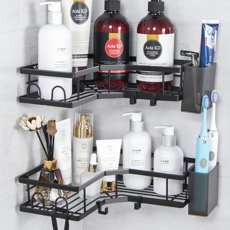 Wall mounted black bathroom shelves shower caddy shower caddy wall mounted black bathroom shelves black corner shower organizer