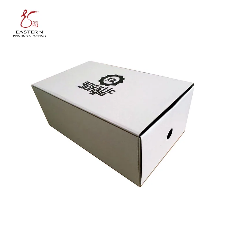 Картонная коробка для хранения обуви с цветным принтом на заказ