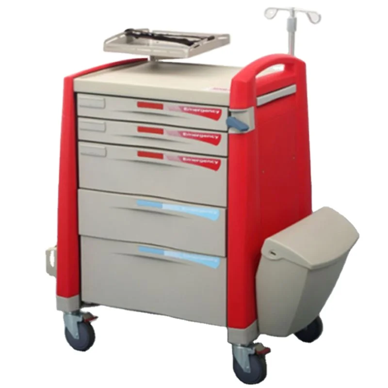 Series Hospital Furniture ABS Patient Infusion Medicine Distribution Trolley
