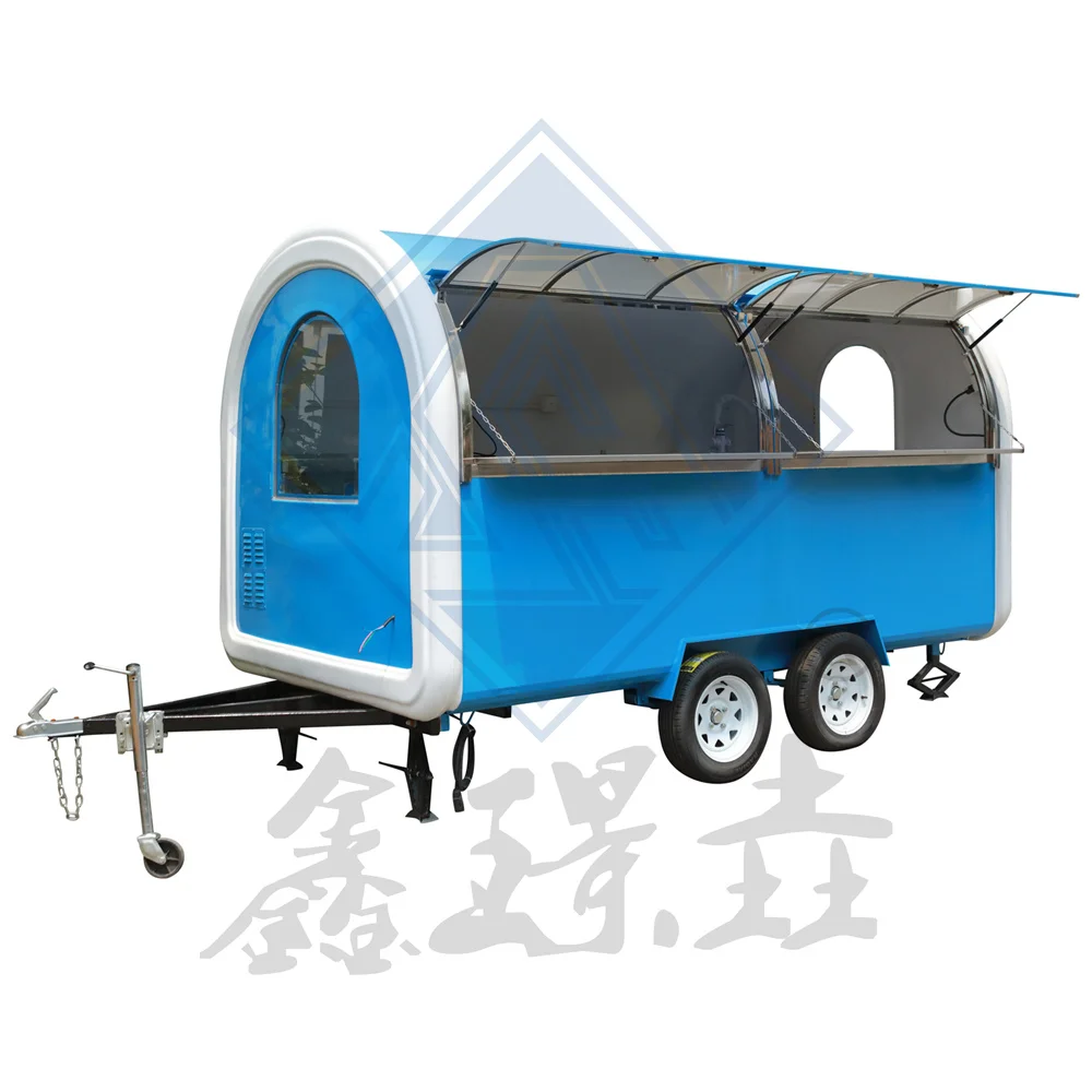 Commercial street stalls night markets barbecues fried skewers ice cream portable electric snack trucks food carts