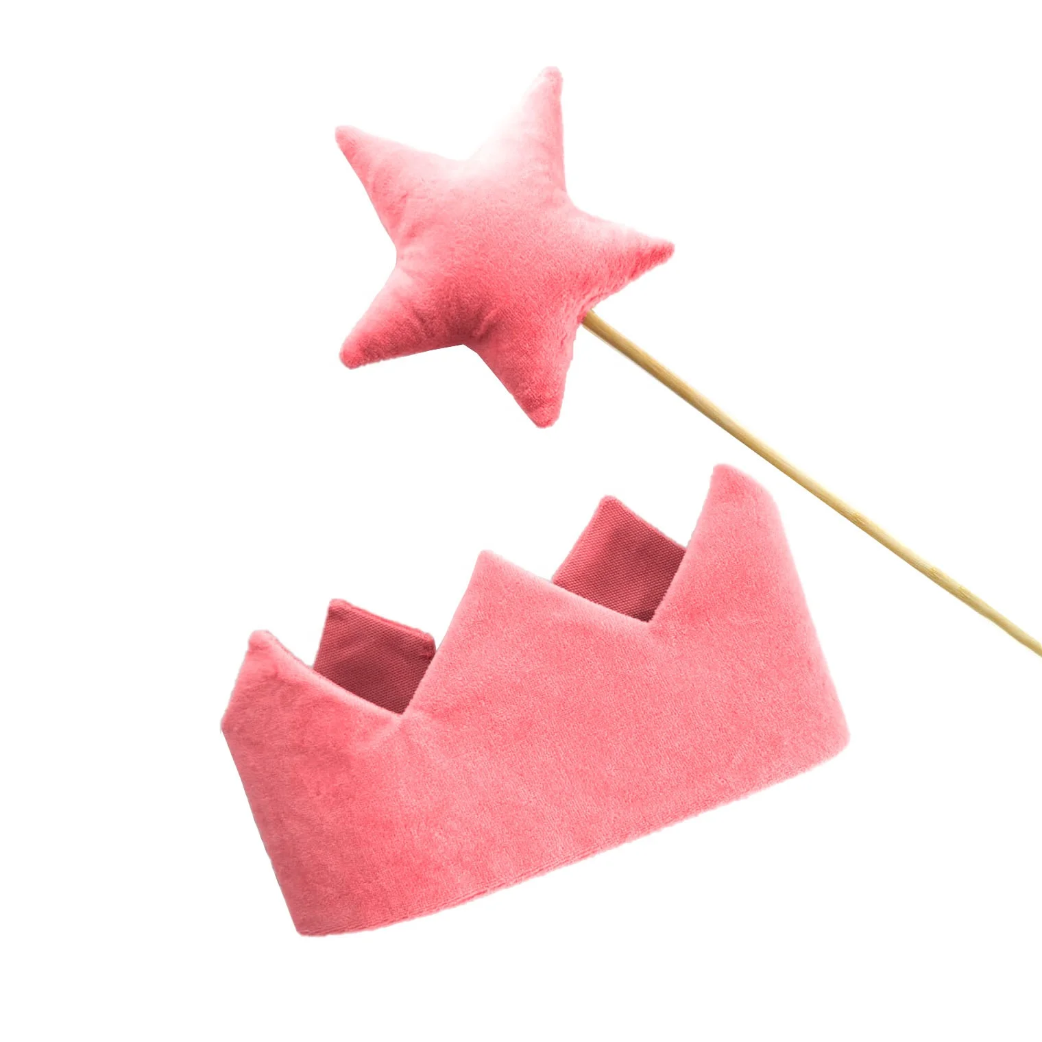 2024 New Design Kids Birthday Crown Headband Star Wand Stick Children Party Crown Hats Crown Party Hats Decor