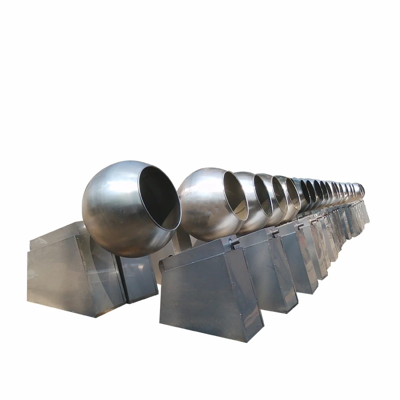 
cooling tunnel with chocolate coating pan 