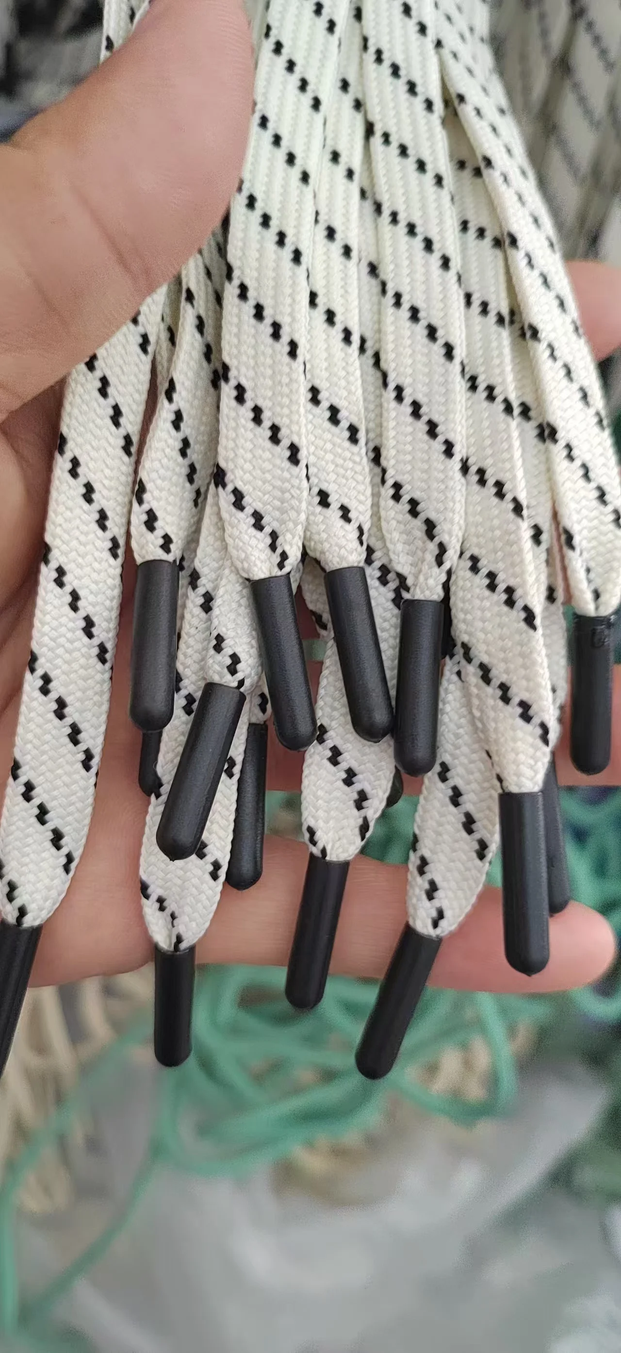 100% polyester  custom color Hoodie Drawstring cord  with dipped tip