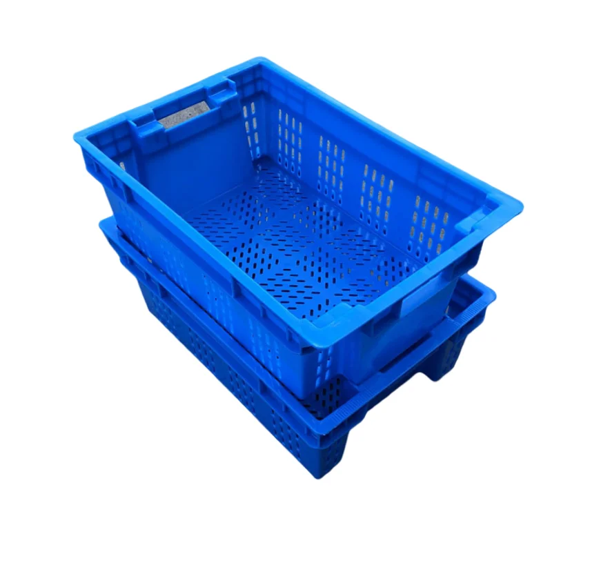 Thickened 600-205 Plastic Box, Plastic Vegetable and Fruit Turnover Crates , Industrial Plastic Turnover  Transport Crates