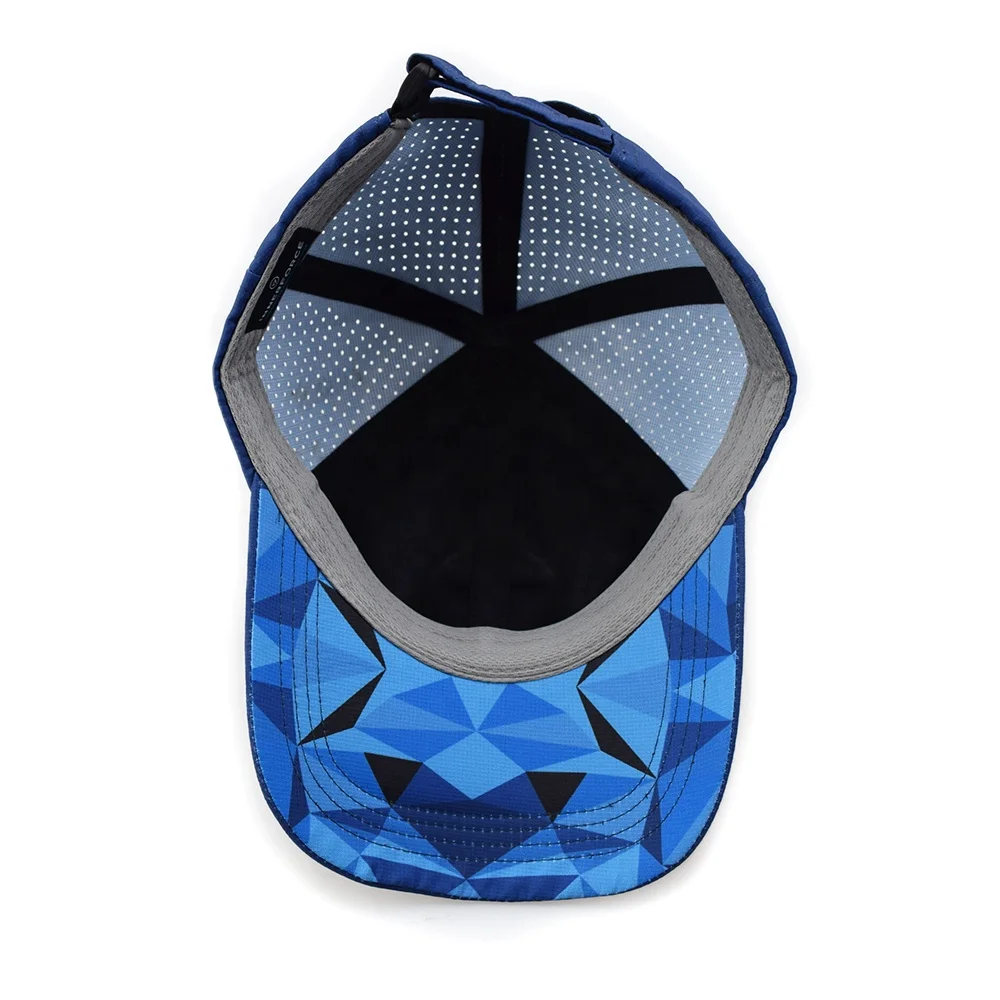 5% OFF quick dry outdoor baseball sports cap 100% polyester dri quickly running cap