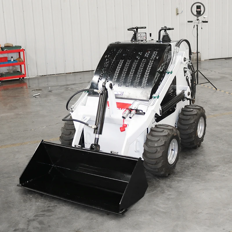 Top Notch Heavy Duty Super Performance Compact Front End Mini Skid Steer Loader With Attachments For Multi-functional Use