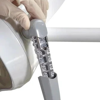Inductive Control Dental Lamp With Memory Positions Warm Water Supply System Detes Dental Chair TS-8830 STANDARD