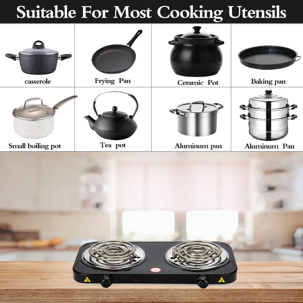 Factory wholesale Charcoal Stove 1000W Electric coal burner hookah lounge bar shisha Burner Charcoal Fire Starter