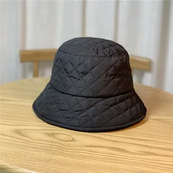 Black Friday 2022 Fashion Designer Puffer Caps Hats Men Custom Warm Winter Bucket Hats Women