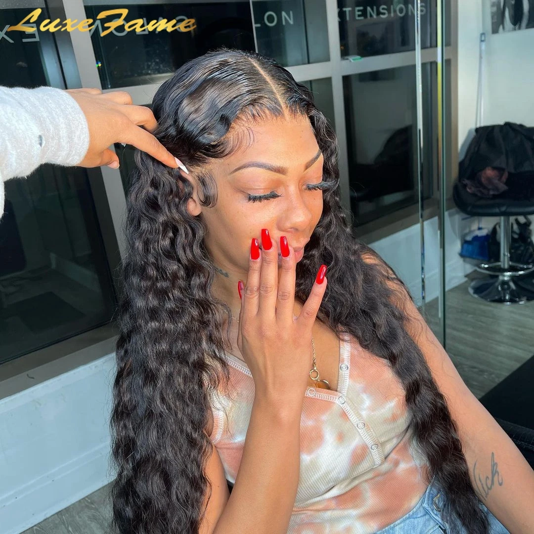 
Luxefame Transparent 13x6 Brazilian Frontal Deep Wave Wig,Hd Lace Front Wig 13x6,Virgin Hair Full Hd Lace Wig Vendor 