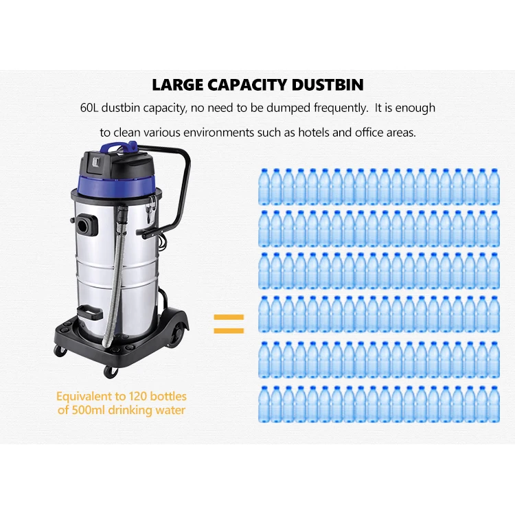 High Quality Waterproof Commercial Industrial Vacuum Cleaner