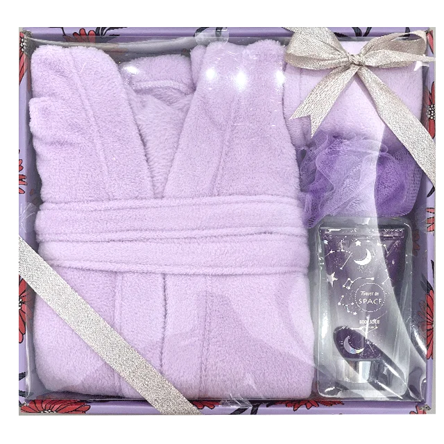 OEM/ODM New design spa gift bath set bathroom women bathrobe bath and body sets bath shower sets