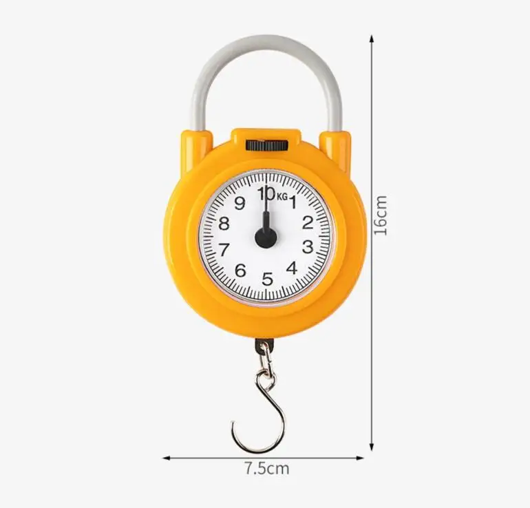 Manual Luggage Scale Hand Kitchen Scale Bag Luggage Scale Travel Spring Fishing