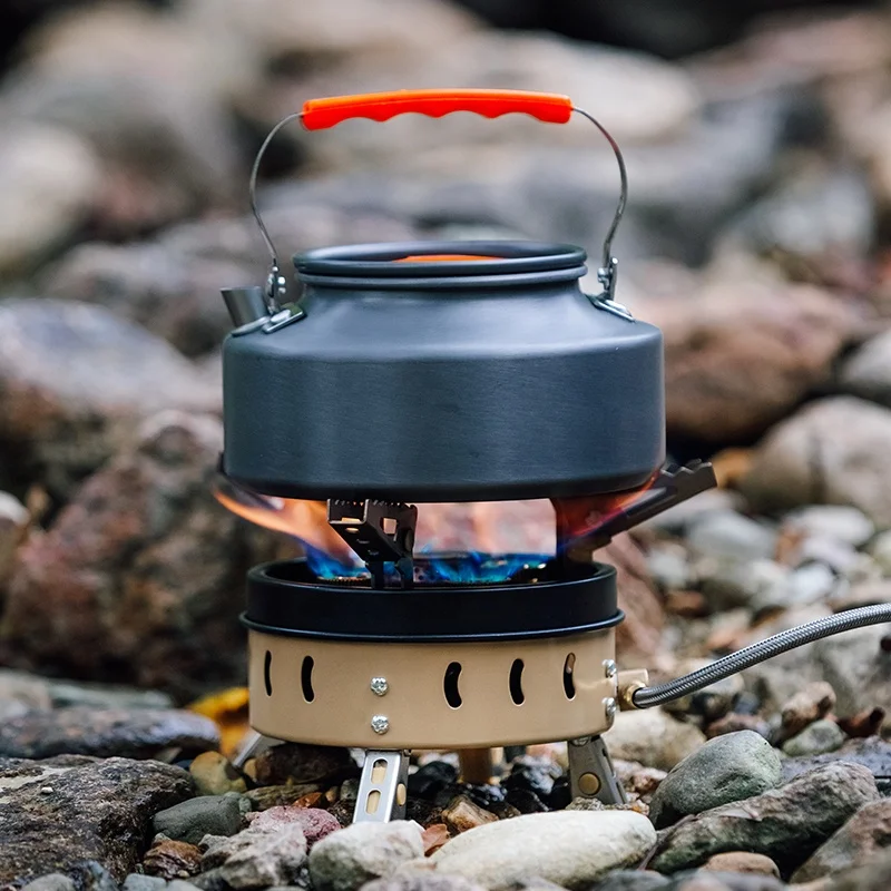 ORANGEGAZ strong power five-eyes camping gas stove outdoor  with good quality