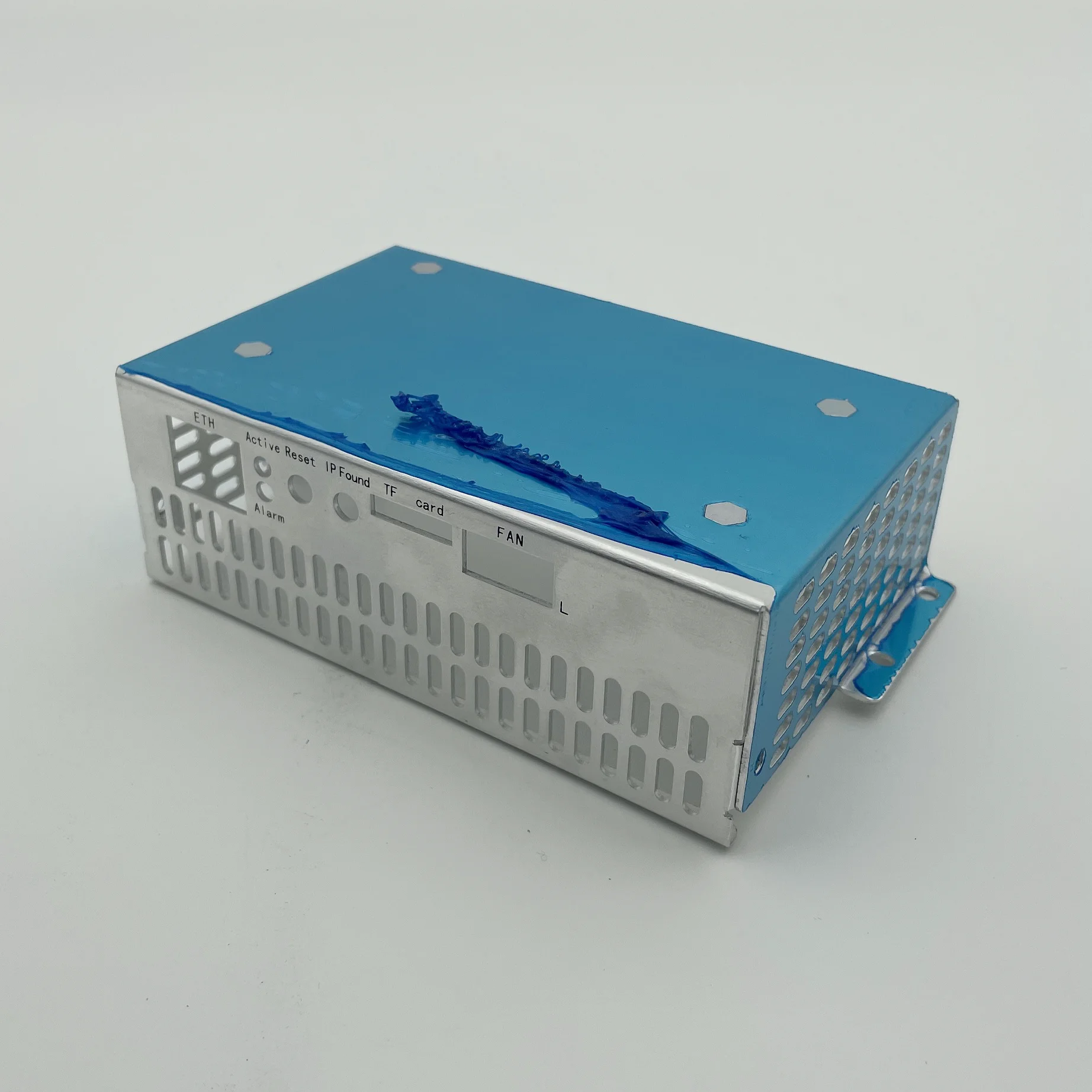 Пустой корпус коробки металл алюминий OEM компьютерный корпус с 4-контактный разъем рамка бренд новая Серебристая корпус каркас