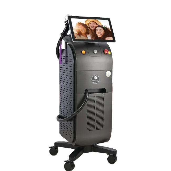 2022 Ice Platinum Epilator Epilation Definitive 808nm Alexandrite Diode Laser 755 808 1064 Hair Removal Machine