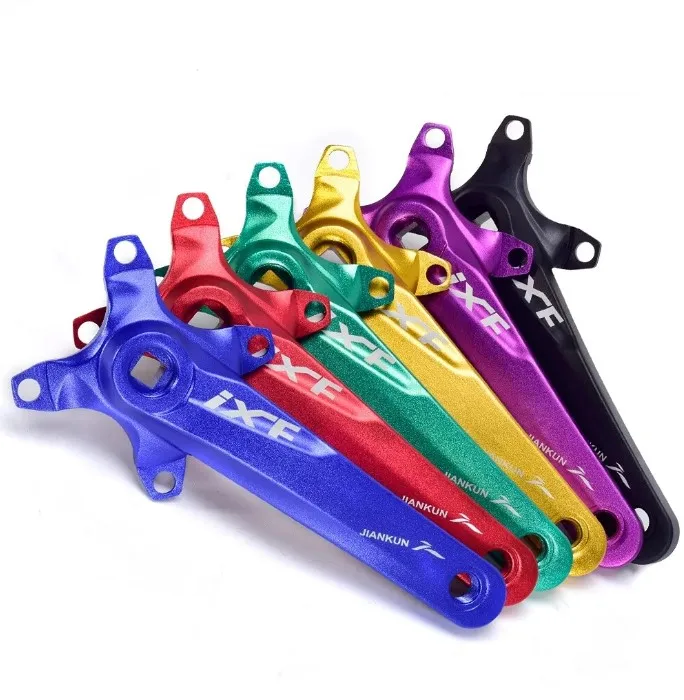 HK AA Factory Customized Bike Crank Arm Set CNC Machined Bicycle Chainwheel Mountain Customization Bike Crank Set Accessories