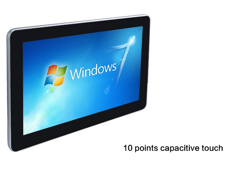 Front Camera Touch Panel Pc 15.6 Inch Industrial Desktop All In One Tablet For Data Visualization