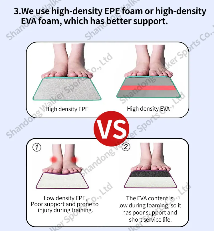 2.4m (8ft) portable gymnastics beam equipment blue pvc folding balance beam for training