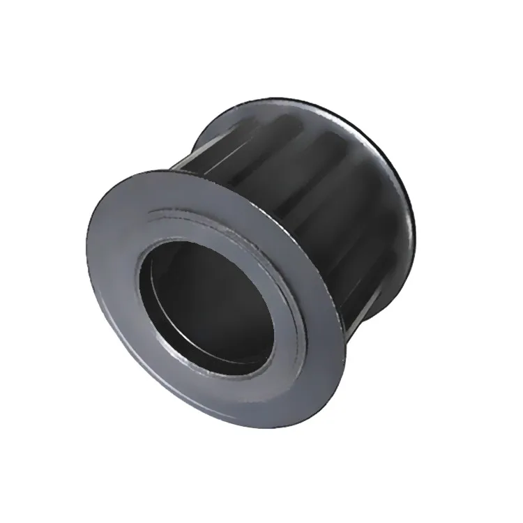 Powder Metallurgy Iron Alloy 15 Teeth Round Hole Timing Belt Pulley For Textile Manufacturing Machine
