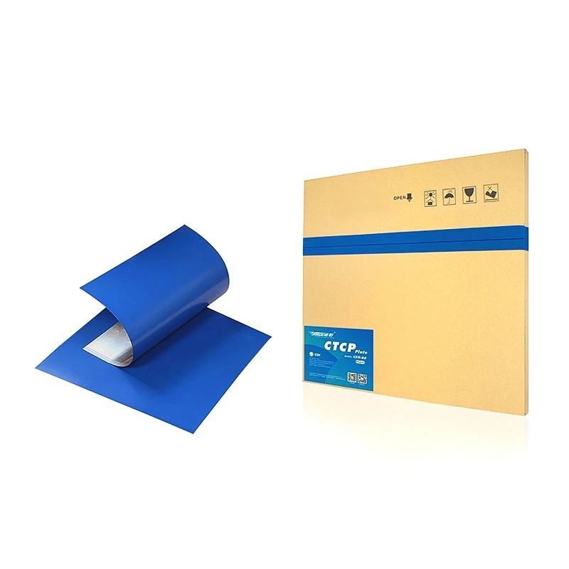 CXK-G4 China Printing Plate High Sensitivity Blue Coating Double Layer Coating CTP Plate UV Ink Resisted Plate