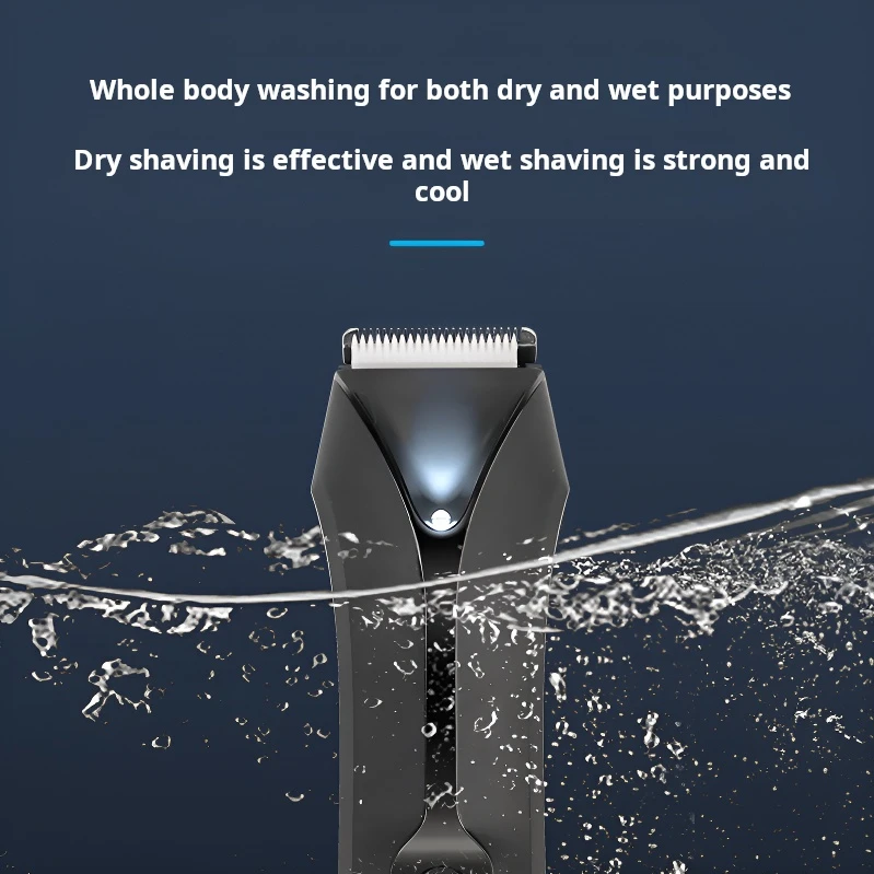 LED Spotlight Rechargeable Cordless Professional Hair Trimmer  Electric Hair Clipper Customized  Body Trimmer