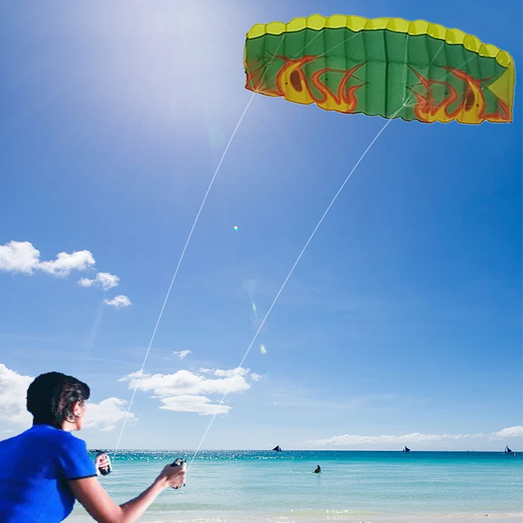 factory dual line power kite sale sport flying stunt kites large show kites