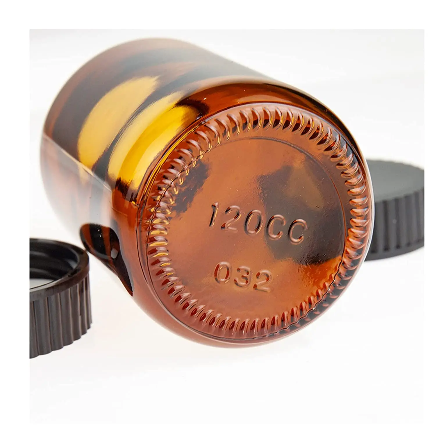 Amber Glass Medical Screw-top Wide Mouth Container Jars Packer Bottles  For Pharmaceutical