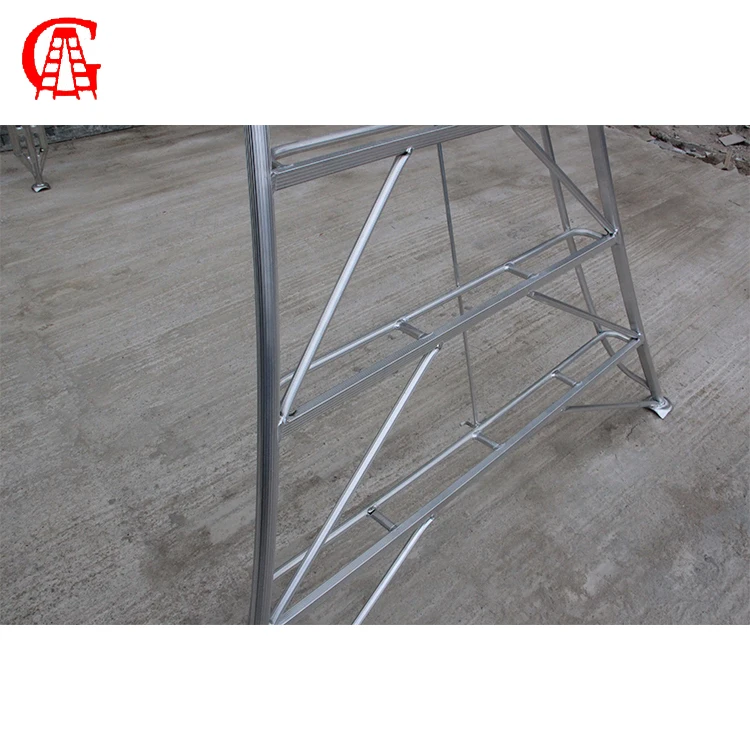 Multi purpose aluminium step orchard position ladder adjustable agricultural ladder