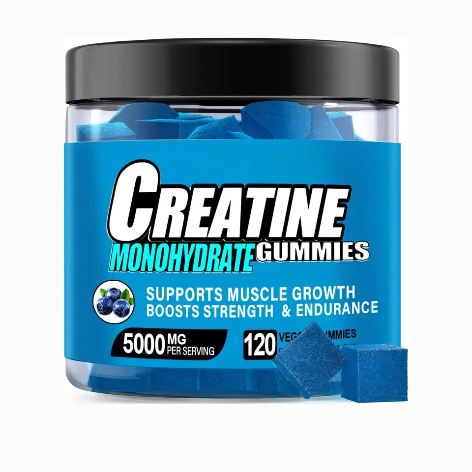 OEM/ODM Creatine Monohydrate Gummy Support Energy For Sports Creatine Supplement  Gummies for Muscle Builder