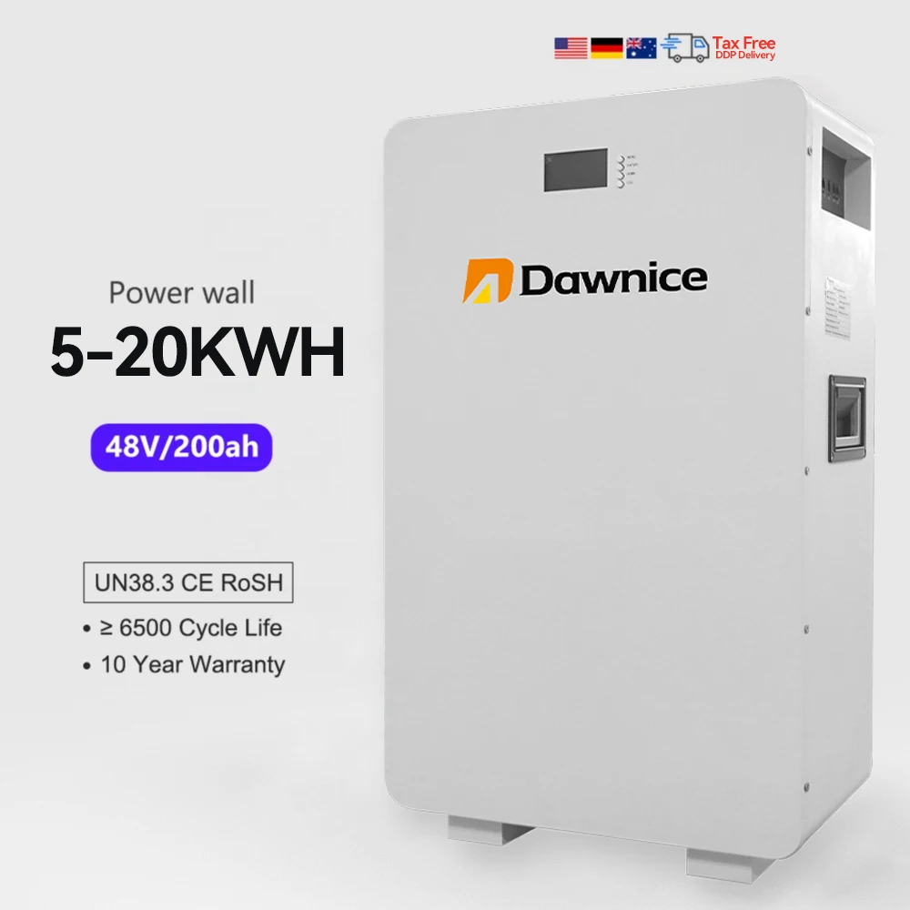 Солнечная батарея Dawnice 51,2 В 100ah 200ah 10 кВт 20 кВт 30 кВт литиевая батарея lifepo4 pv speicherbatteri 48 В