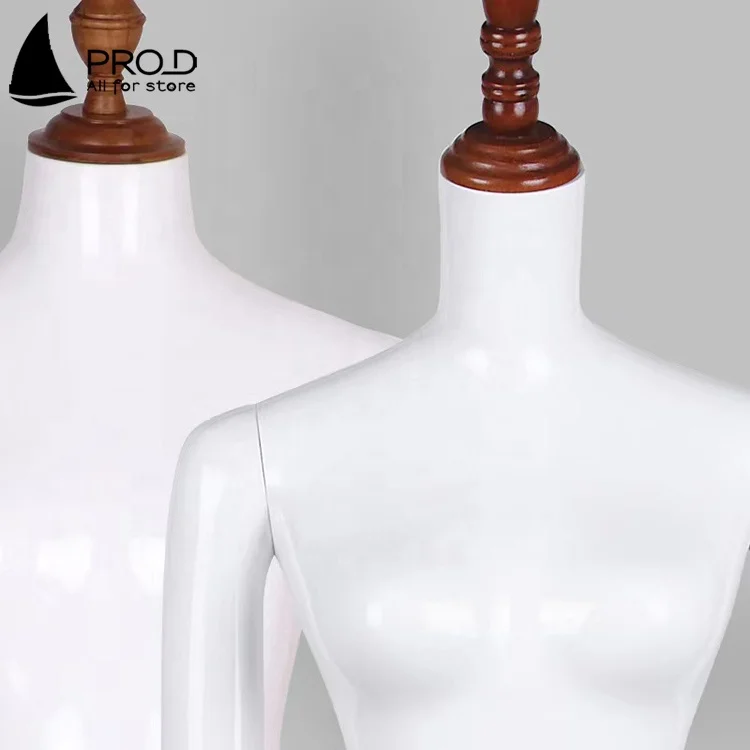 Window Display Korean Luxury Wedding Dress Mannequin New Style Female Half Body Mannequin