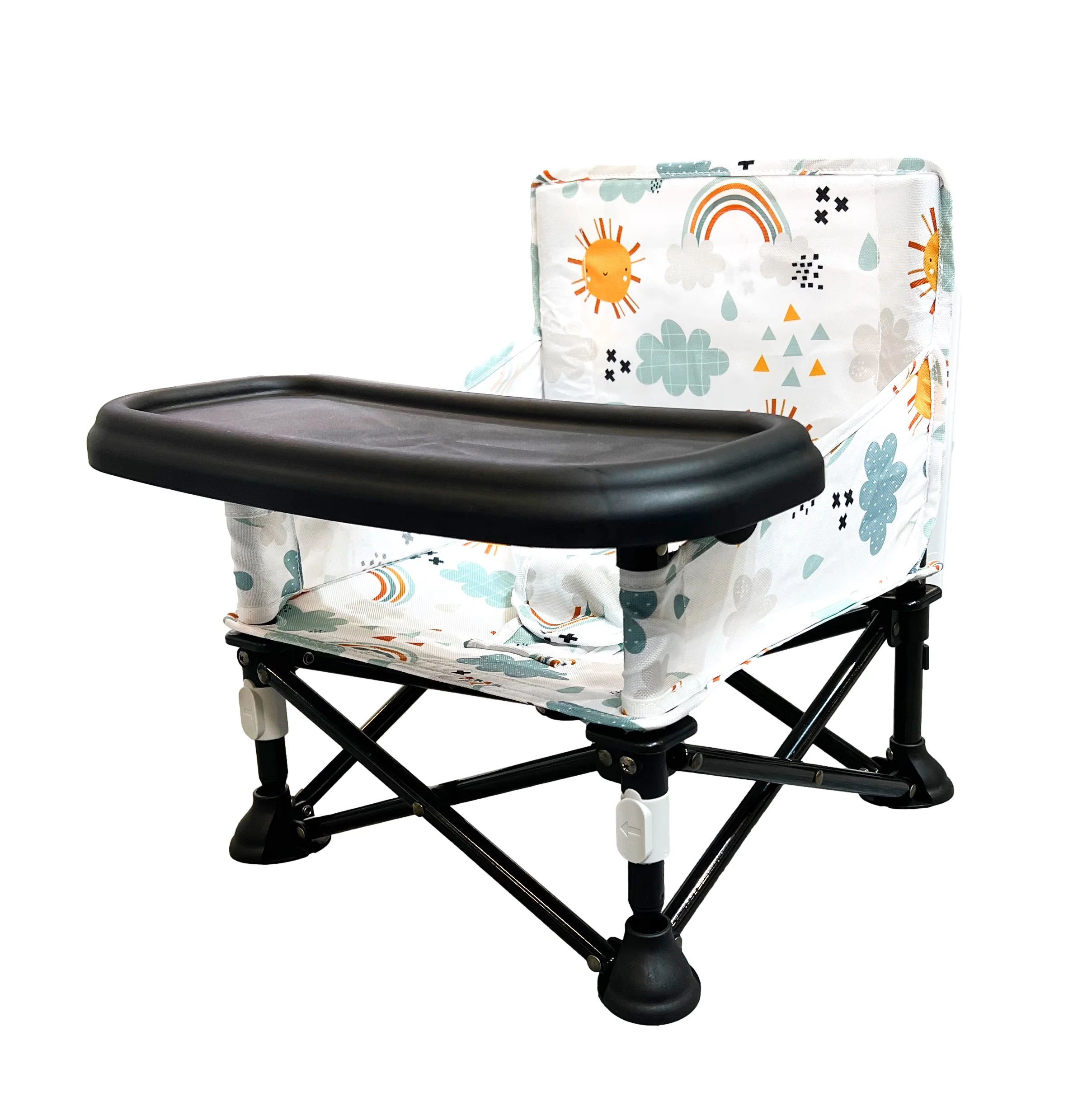 Baby Booster Seat New Style Kid Chair Camping Travel Inflatable Baby Seat Portable Folding Baby Chair With Tray And Carrying Bag