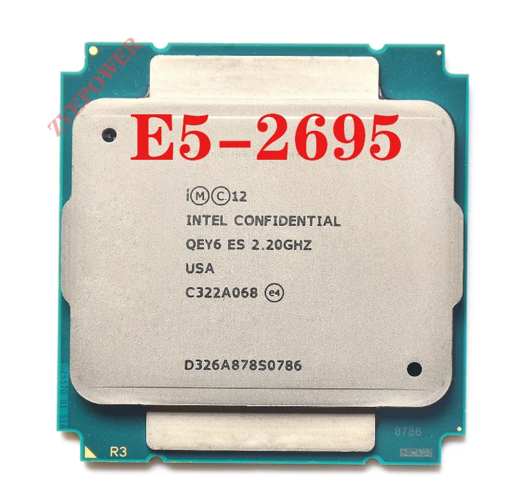 Используется для Intel Ксеон E5-2695 v2 2,40 ГГц 30 Мб 12-жильная 115 Вт LGA 2011 SR1BA E5 2695V2 сервер процессор E5 2695 V2