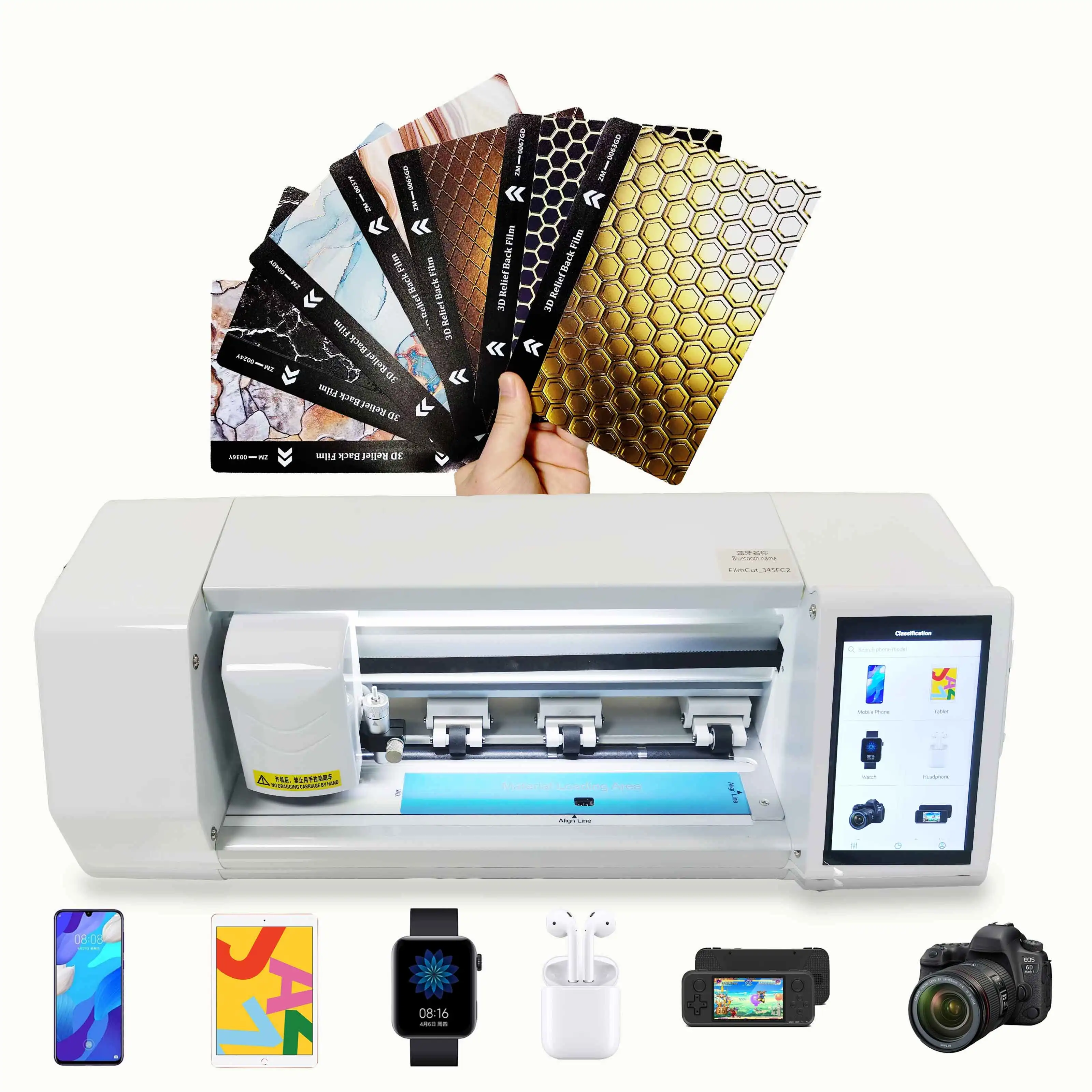 Smart Phone Screen Protector Skin Cutting Machine TPU Raw Film Protector Cutter