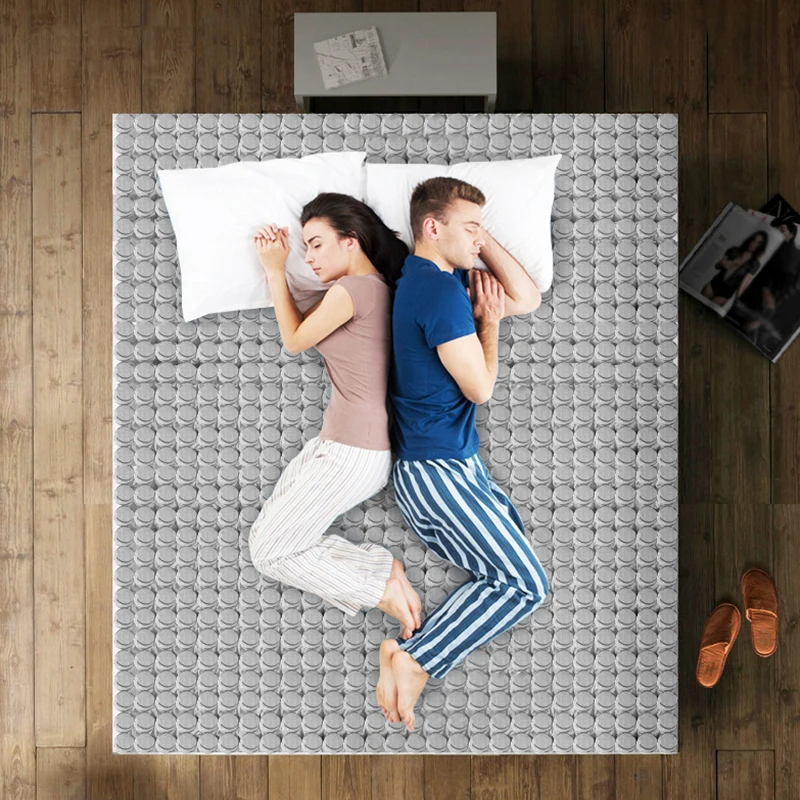 2023 Hot Sale China Factory Adjustable Spring Mattress Detachable Removable Rolled Up Matttess Hotel Home Bedroom Knitted Fabric