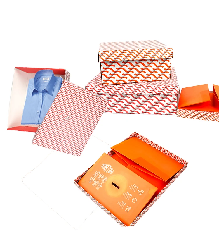 Chinese Manufacturers Kraft Cardboard Foldable Shirt Box