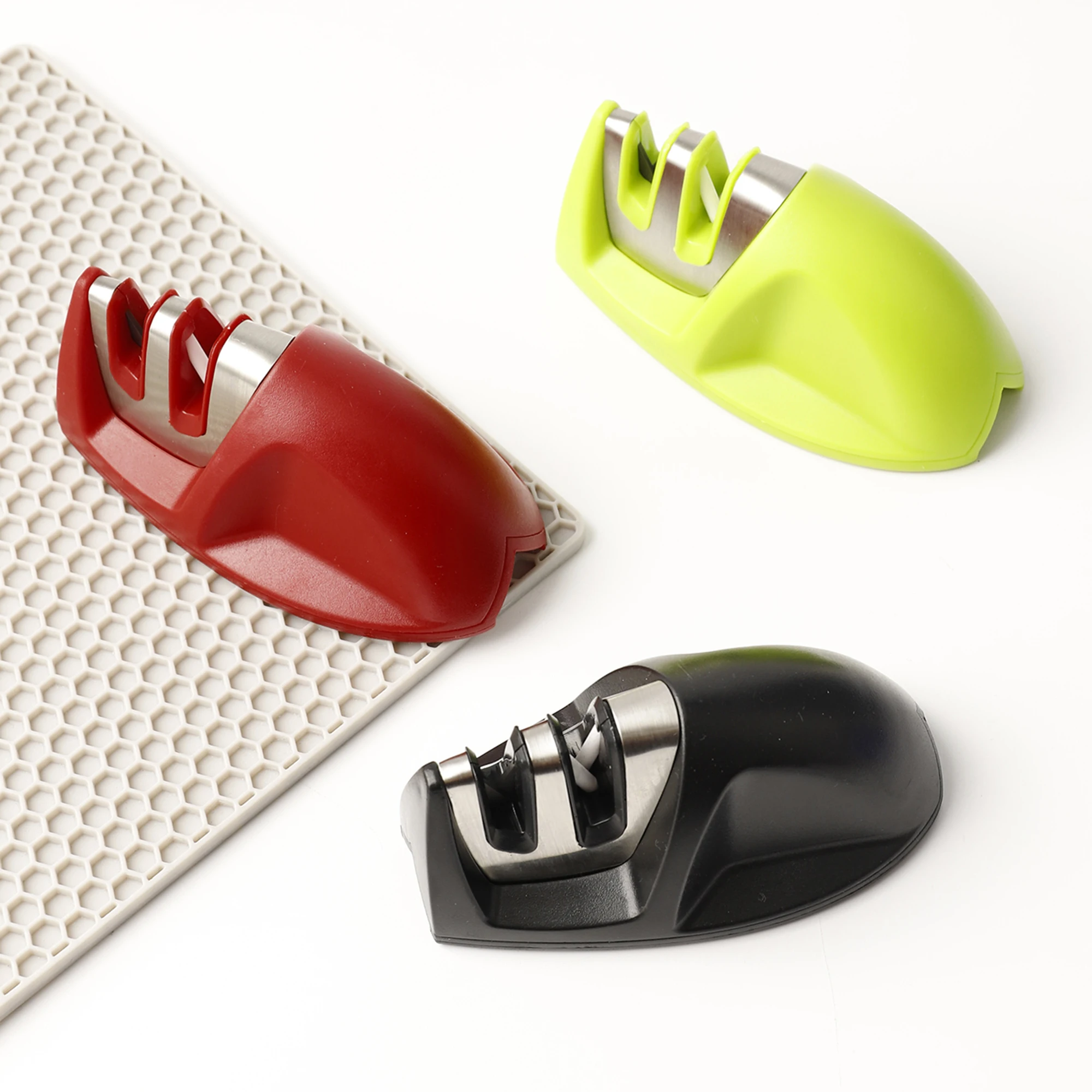 Kitchen small mini tool multifunction professional portable steel sharp blade knife sharpener