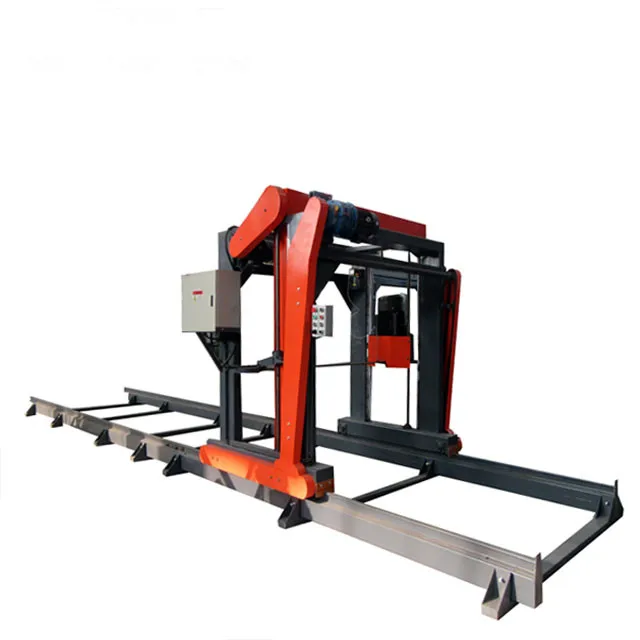 Portable Chain Sawmill Gasoline Horizontal Chainsaws With Massive Bar