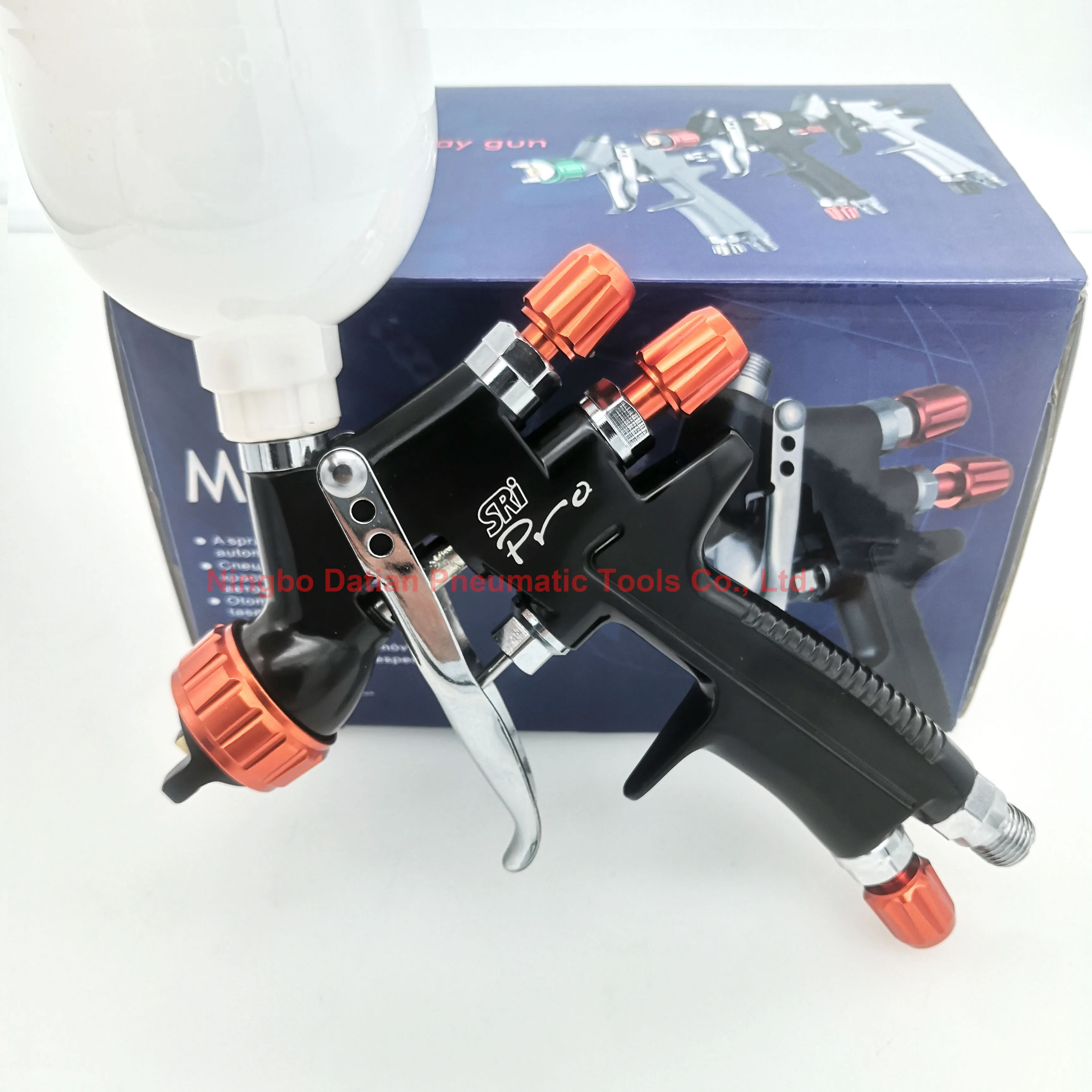 HVLP Spray Gun 1.0mm/1.2mm Nozzle Pneumatic SRI Sprayer Paint Mini Spray Guns Airbrush for Painting Car