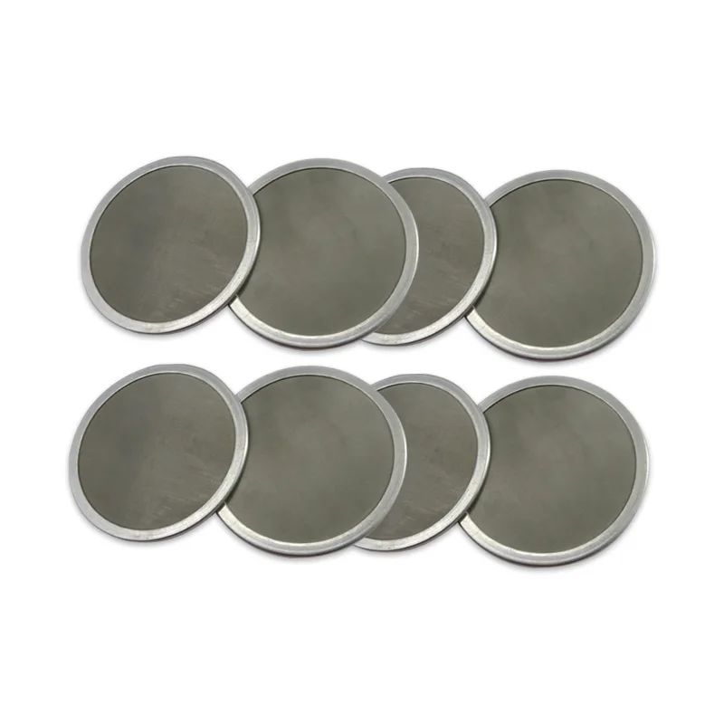 Stainless Steel Edge Covering Round Filter Discs For Distillation, Absorption, Evaporation, Filtration